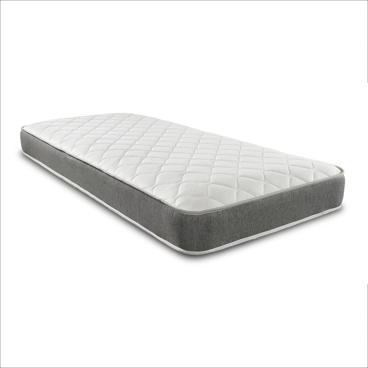7" Deep Hybrid GREY Memory Foam with Bunnell Spring Mattress