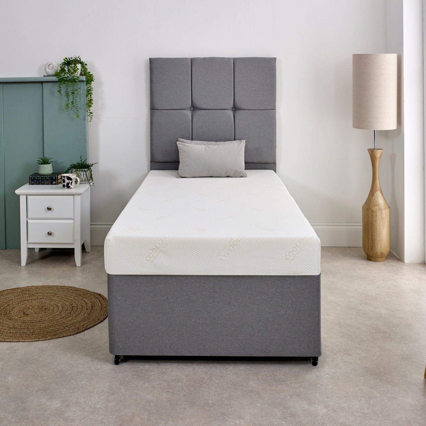 8" Deep Coolmax Zipper cover Medium Firm All-foam Mattress