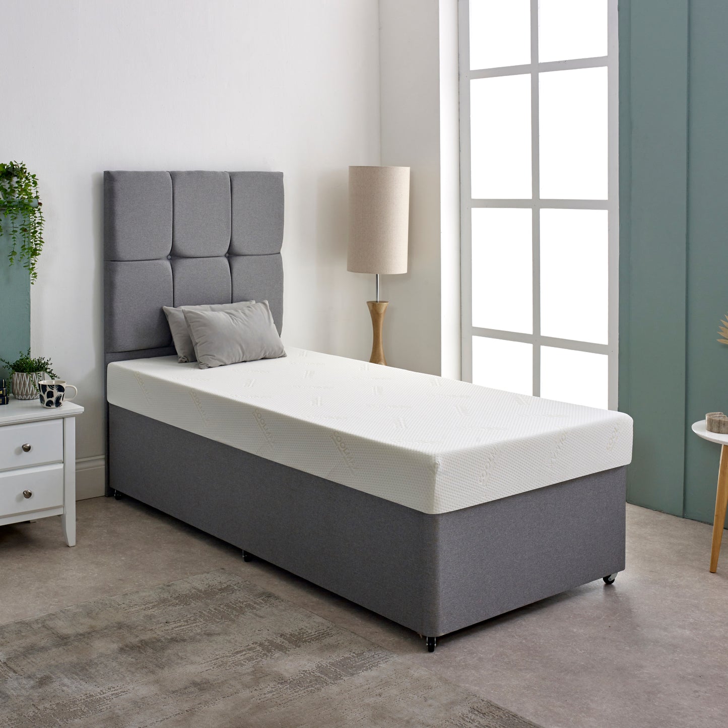 8" Deep Coolmax Zipper cover Medium Firm All-foam Mattress