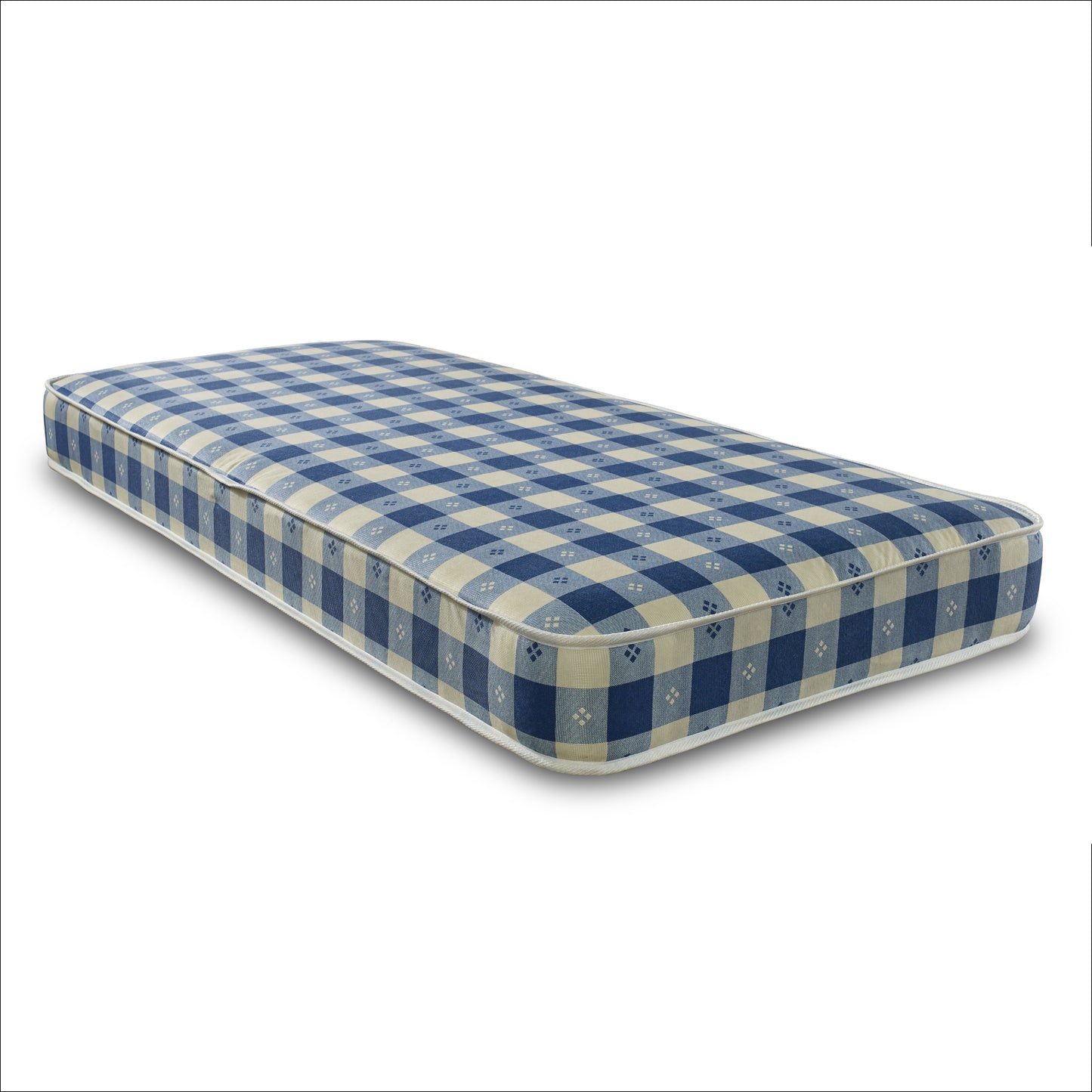 6.5" Deep Checked Print Luxury Budget Kids Spring Mattress