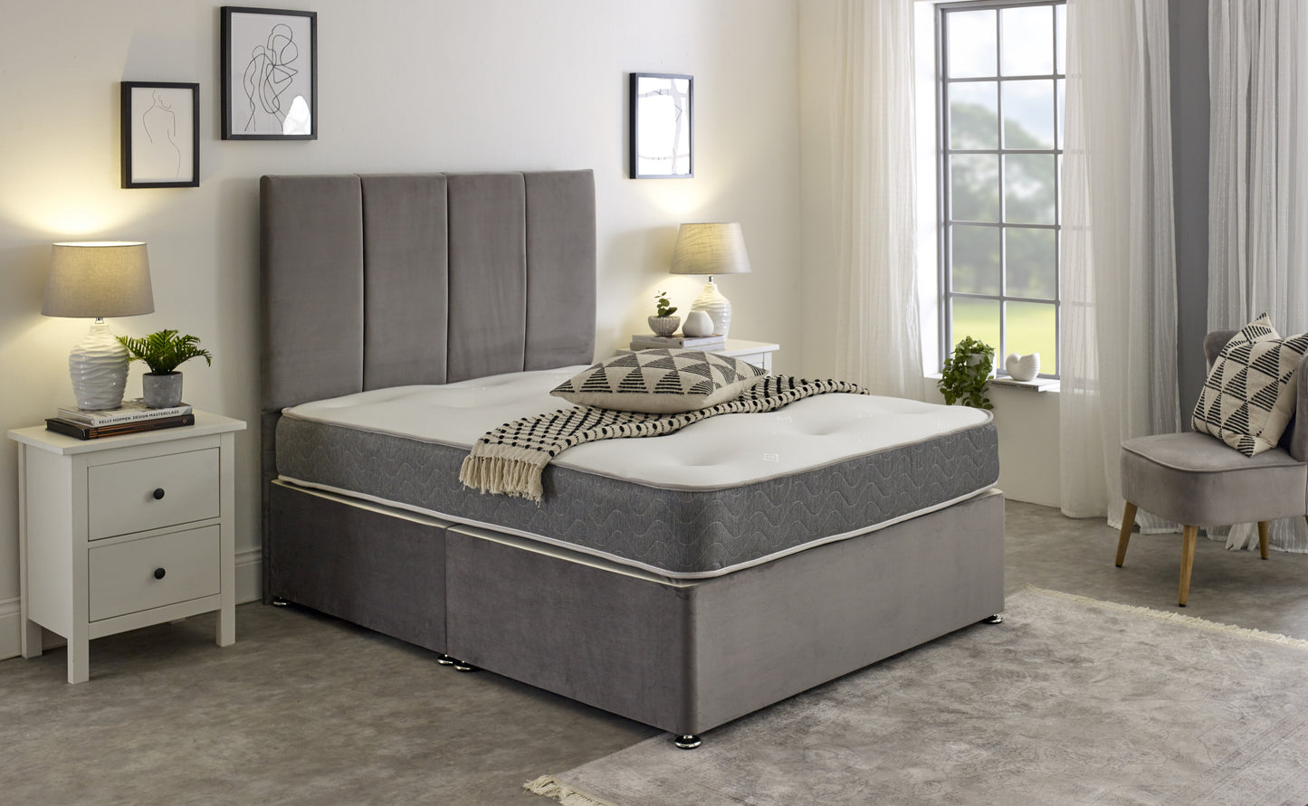 The Galaxy Standard 8" Deep Layer of Memory Foam with Spring Hybrid Mattress