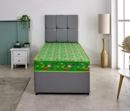 Dreamy Dinosaur Kids Fantasy Open Coil Spring Mattress
