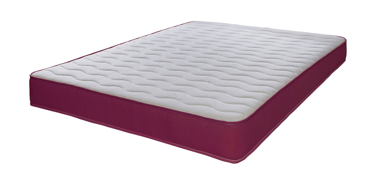 Cooltouch Colours 17CM Hybrid Memory Foam & Pinna-Coil Innerspring Mattress
